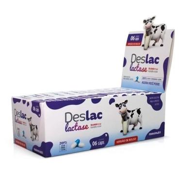 Imagem de Lactase 10.000 FCC Deslac Display de 12un com 6 Capsulas - MaxiNutri