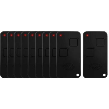 Imagem de 10 Controle Portão Rossi Ntx 433 Bv Dz Nano Atto Dz3 Dz4 com Clip de F