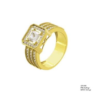Imagem de Solitário Princess Alice em Ouro 18k 9,31g - JoiaUnica