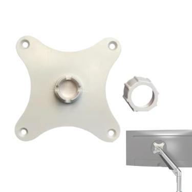 Imagem de Rrlihjgu Adaptador De Suporte Para Monitor Com Aberturas De 7.5 Cm | Peças De Substituição Para Suporte TV - Peças De Substituição Portáteis Horizontal Vertical Com Head Esférico 17mm Para Sala De