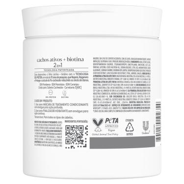 Imagem de Creme Tratamento e Finalização 2 em 1 Dove Cachos Ativos + Biotina 500g