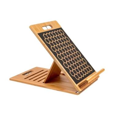 Imagem de Generic Prancha de alongamento de panturrilhas, cunha para exercícios de perna, alongamento de panturrilhas tensas, agachamento de tornozelo e pé, construção