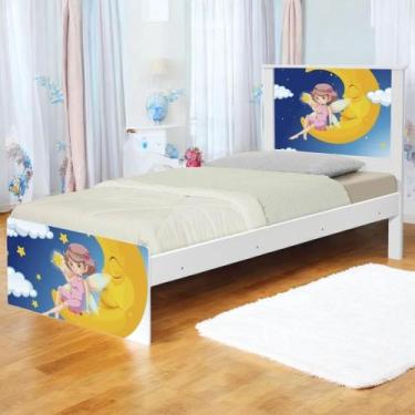 Imagem de Cama Solteiro Hop com Cabeceira Fadinha Encantada - CASA H