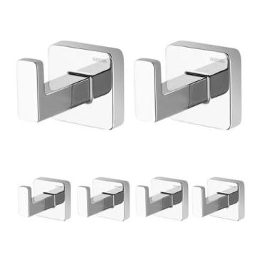 Imagem de Kit 6 Cabide Trip Cromado - Docol