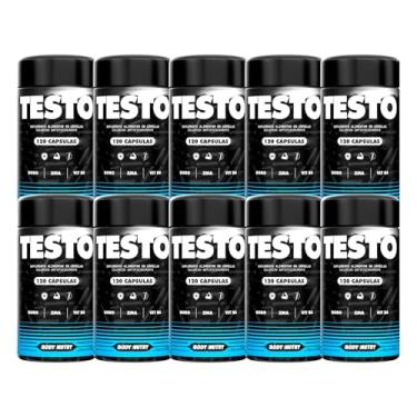 Imagem de Kit 10x Vitaminas e Minerais Pote 120 Cápsulas Masculino Feminino Suplemento em Cáps 100% Natural Boro Fonte de Calcio Rico em Zinco Niacina Magnesio Matéria Prima Importada - Body Nutry