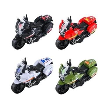 Imagem de Brinquedo De Moto De Polícia Durável Para Meninos, Veículo De Resgate 