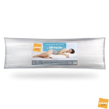 Imagem de Travesseiro de Corpo Abração Gigante Grande 1,45m x 0,45m Ideal Gestan