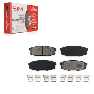 Imagem de Pastilhas de freio a disco traseiro SIM-1304 para Toyota Tundra Sequoia Lexus LX570 Land Cruiser