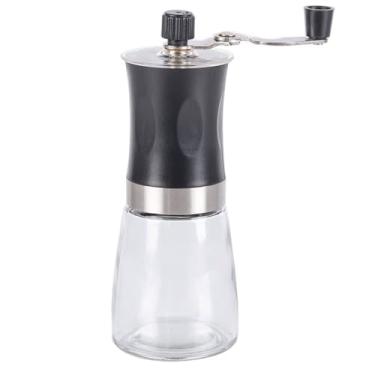 Imagem de Moedor de Café Manual em Inox E Vidro com Núcleo em Cerâmica(PRETO)