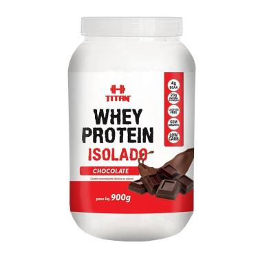 Imagem de Whey Protein Isolado Sabor Chocolate 900G Titan