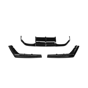 Imagem de Acessórios para para-choque traseiro de carro 2013, 2014, 2015, 2016-2019, compatíveis com BMW F80, M3, F82, M4, spoiler externo, divisor, kit de carroceria, para-choque traseiro(Glossy Black)