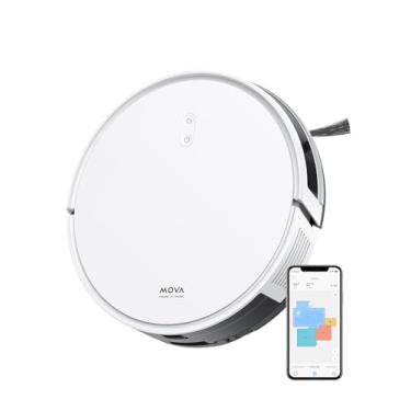 Imagem de Dreame E10 robô aspirador e passa pano 2 em 1, sucção 4500 Pa, caixa de pó 330 ml, água 245 ml, limpeza de carpetes, autonomia 170 min, antiqueda, app e voz Alexa/Google/Siri, bivolt