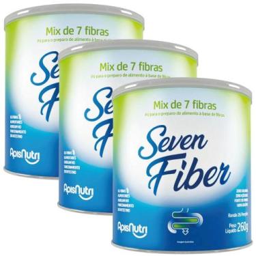Imagem de Kit 3x Seven Fiber 260g Mix de 7 Fibras - Apisnutri