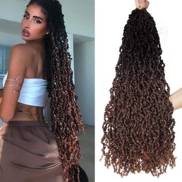 Imagem de Cabelo de crochê SOKU Passion Twist 26 - 8 pacotes para mulheres negra
