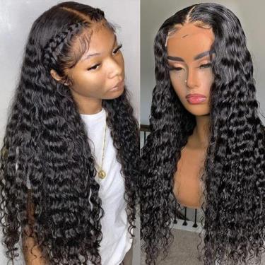 Imagem de Peruca Pizazz Deep Wave 13x4 em renda frontal 220% densidade 70cm