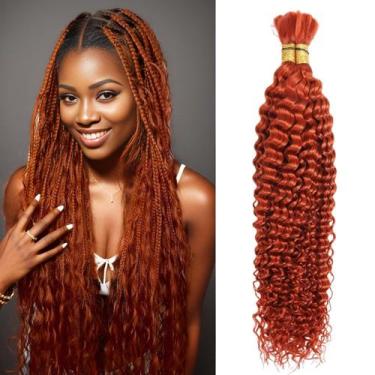 Imagem de Cabelo trançado humano LOLLY HAIR Deep Water Wave 22cm 100g