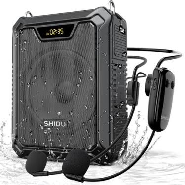 Imagem de Amplificador de voz SHIDU M1000 30W com microfone sem fio