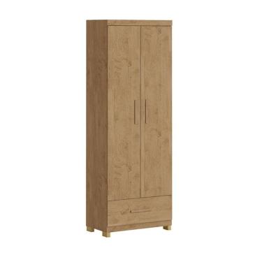 Imagem de Guarda-roupa França 2 Portas 1 Gavetas Amêndoa