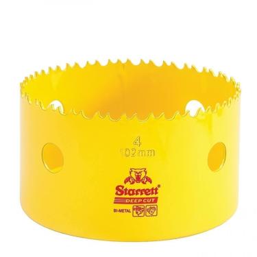 Imagem de Serra Copo Bi Metal 4"" 102mm - Fch0400-g - Starrett Serra Copo Bimetal 4" 102mm Starrett