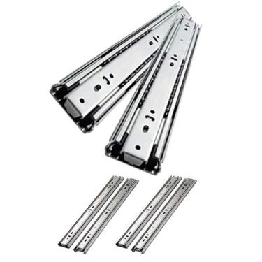 Imagem de 02 Pares Corrediça Gaveta Trilho Telescópico 35 cm para 35kg - Openfie