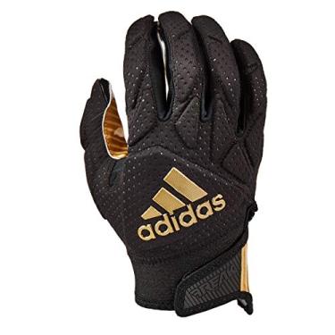 Imagem de adidas Freak 5.0 Luva receptora de futebol adulto acolchoada, preta/dourada metálica, GG