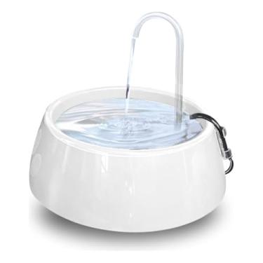 Imagem de Bebedouro para Gatos e Cães Automático, Fonte de Água com Capacidade de 1,2 Litros e Funcionamento Bivolt para Pets(Branco)