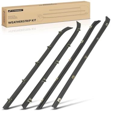 Imagem de A-Premium [4 peças] Vedação de janela dianteira esquerda e direita compatível com veículos Chevrolet e GMC - para picape C10 C20 C30, K10 K20 Suburban, K5 Blazer, C15, K25, K1500, K2500, K3500, Jimmy