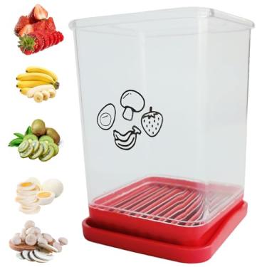 Imagem de copo fatiador de frutas mandolines