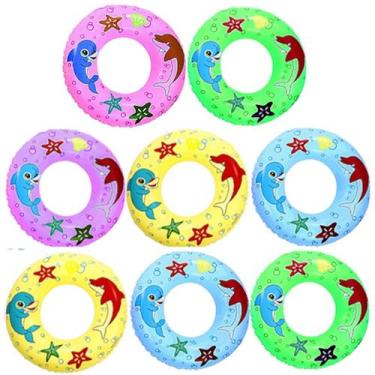 Imagem de 8 Boias p/ Piscina Praia 60cm Vinil até 30kg Atacado Revenda - GOAL SU