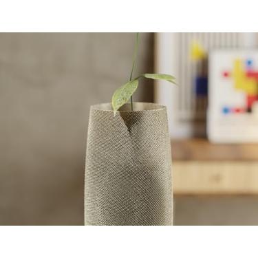 Imagem de Vaso Decorativo Zenith – Design Moderno e Sofisticado para Sala, Escritório e Ambientes Contemporâneos (Azul)