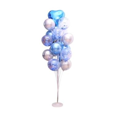 Imagem de Suporte de Balão Chão 1,68 m C/ 19 Varetas Para Bexigas(2 Suportes)