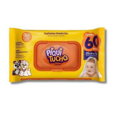 Imagem de Lenços Umedecidos Piquitucho 60un Suavidade C/ Extrato Capim Limão - G