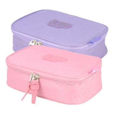 Imagem de Estojo Escolar Feminino Liso 100 Pens Up4You Ref.46507