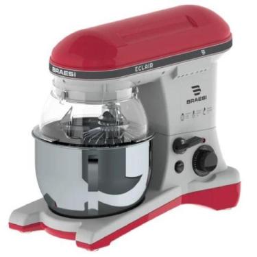 Imagem de Batedeira Planetária Profissional Vermelha Eclair BP-500S: Potência e 