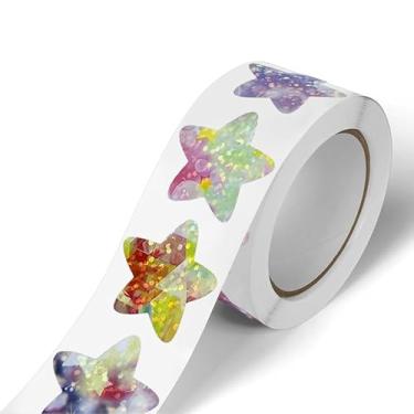 Imagem de Adesivos de incentivo ao professor - Etiquetas de recompensa autoadesivas de folha dourada redondas para estudantes, embrulho de presente de férias e decoração de planejador (CL)