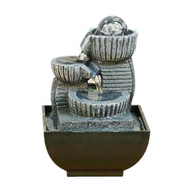 Imagem de Ｂｅｓｇａ Fonte de água decorativa de mesa, cascata interna, com luz, ornamento de água corrente para sala de chá de escritório, Style B