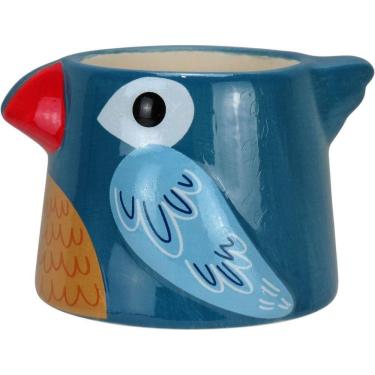 Imagem de Cachepô Vaso Decorativo Home&co Cerâmica 7x9x10cm Azul