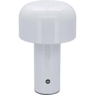 Imagem de Luminária Decorativa Abajur Led Mesa Usb Metal 20x12 Branco