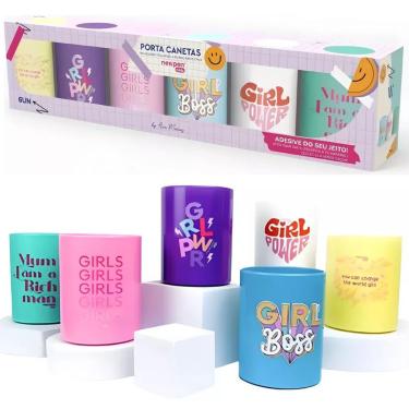 Imagem de PORTA CANETAS GIRLS - BY ANA MORAES - 6 UNIDADES - NEWPEN
