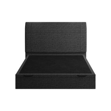 Imagem de Cama Flutuante Baú Space Casal Linho - Skybox Cor Preto