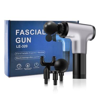 Imagem de Massageador Muscular Facial Físico 6 Níveis Le 320 Prata