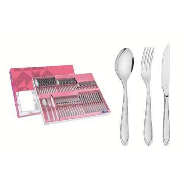 Imagem de Faqueiro Aço Inox 60pcs Laguna com Facas para Churrasco Tramontina