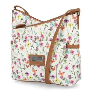 Imagem de MultiSac Bolsa transversal vista feminina, beladona branca