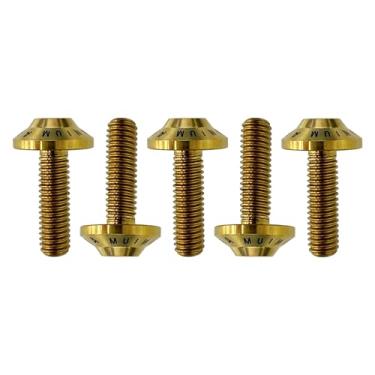 Imagem de Parafusos de montagem do rotor de disco de freio traseiro Arashi para Yamaha WR125 YZ125 98-01, WR250 98-01, WR250F 01, YZ250 98-01, YZ250F 01, YZ426F 00-01, WR426F 01 Parafusos Torx cônicos de