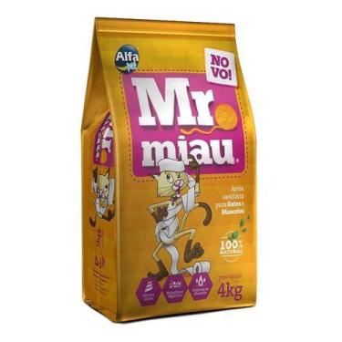 Imagem de Areia Mr Miau Para Gatos 4 Kg - AlfaPet