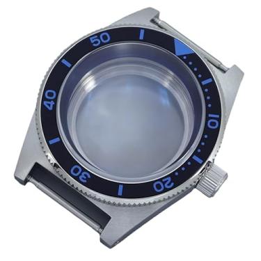 Imagem de Caixa de relógio mecânica à prova d'água vintage de aço inoxidável para relógio Seiko Nh34 Nh35 Nh36 Nh38 Movimento 62MAS, tampa inferior de vidro 3, Caixa de relógio de luxo