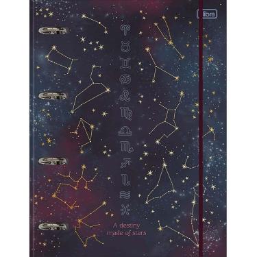 Imagem de Tilibra - Caderno Argolado Cartonado Universitário com Elástico Magic 80 Folhas