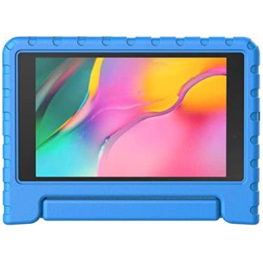 Imagem de Capa Infantil Maleta Compatível Para Samsung Galaxy Tab A11 Tela 8.7'' X133/ X135/ (2025),Anti impacto, EVA, Emborrachada, Leve (AZUL)