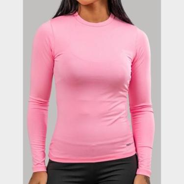 Imagem de Camiseta Proteção Solar Uv Feminina Térmica Manga Longa Segunda Pele B