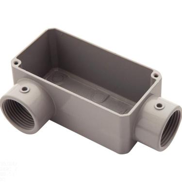 Imagem de Condulete Fixo 1" Tipo "lr" - Sem Tampa / Rosca Bsp / Com Pintura Eletrostática A Pó Tramontina